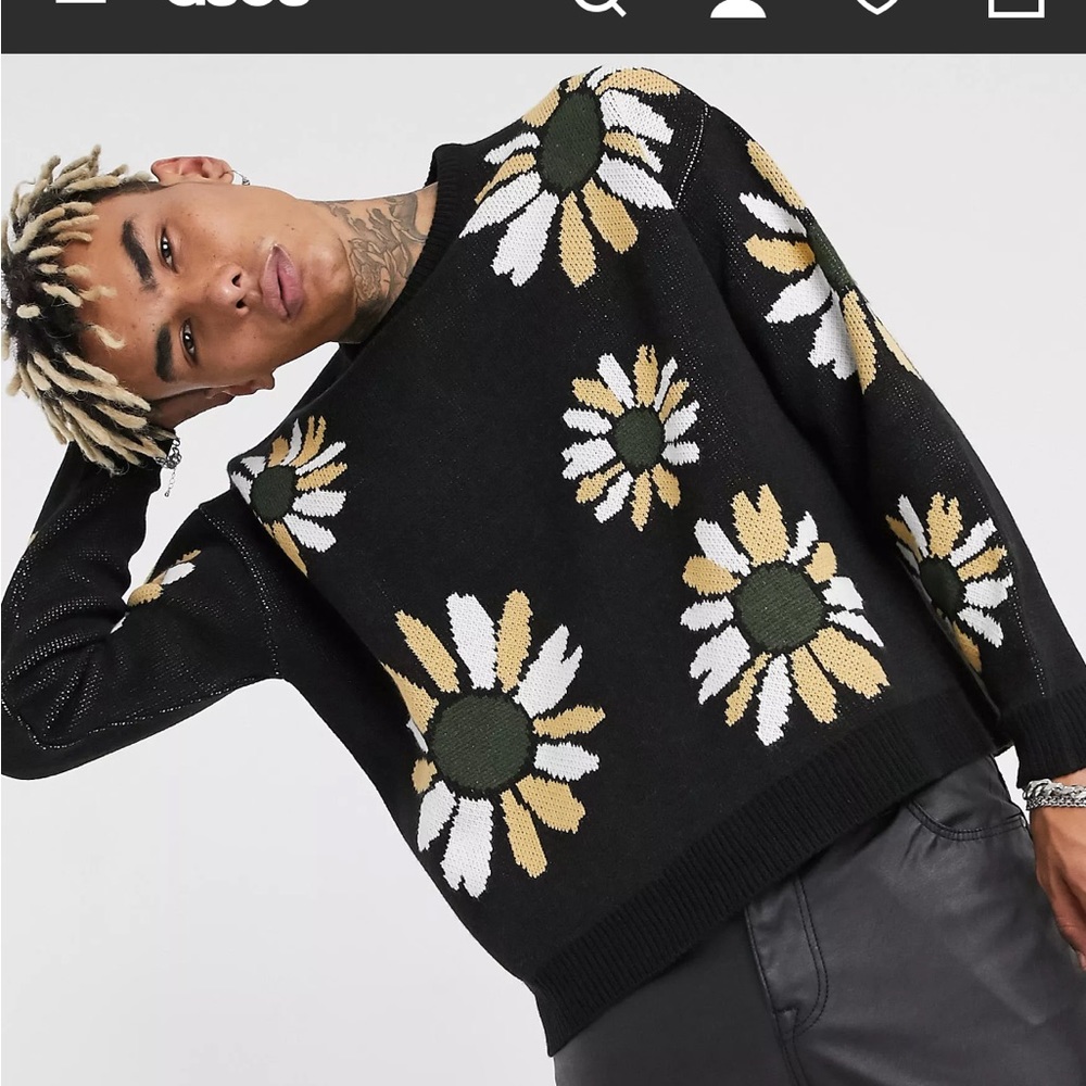 ASOS floral jumper